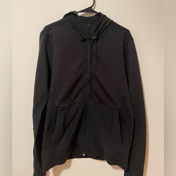 Isaora Taped Seam Hoodie Black on Black Men’s M - Picture 7 of 13